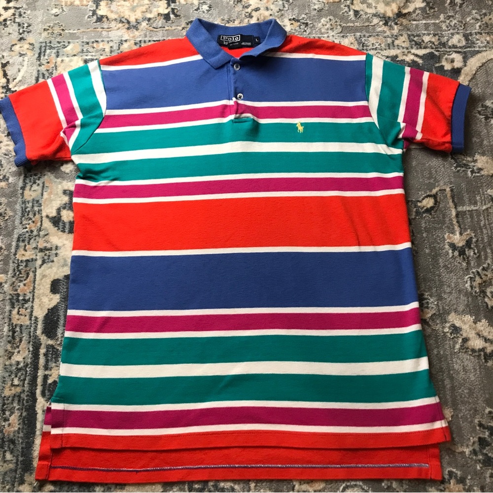 Polo Ralph Lauren Striped Polo Size L